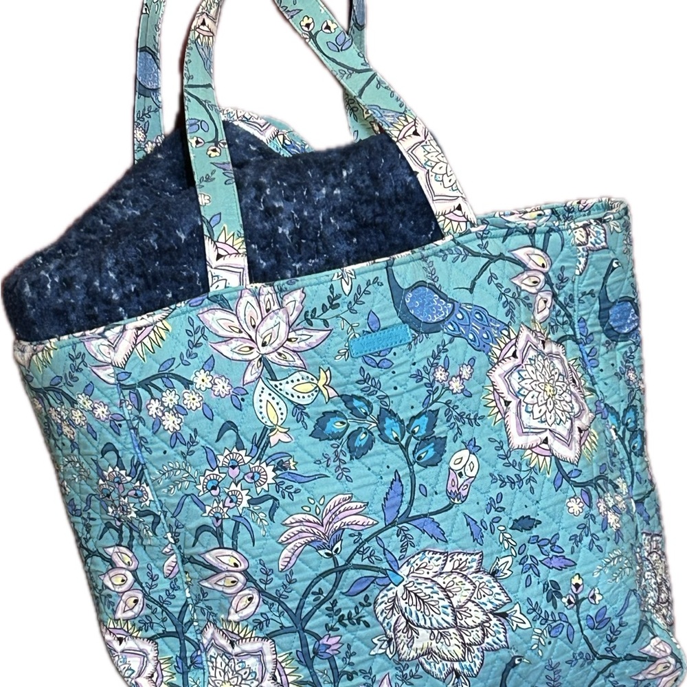 Vera Bradley - Peacock Garden Tote and Throw Blanket